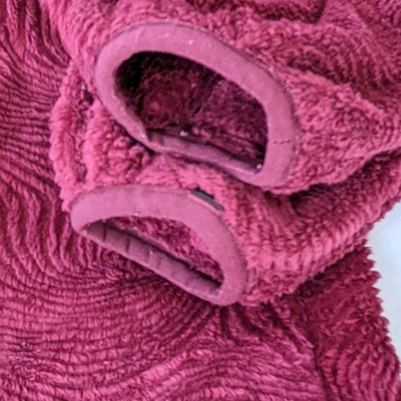 North Face Zip-Up plush soft high-pile fleece jacket with design - Picture 10 of 10